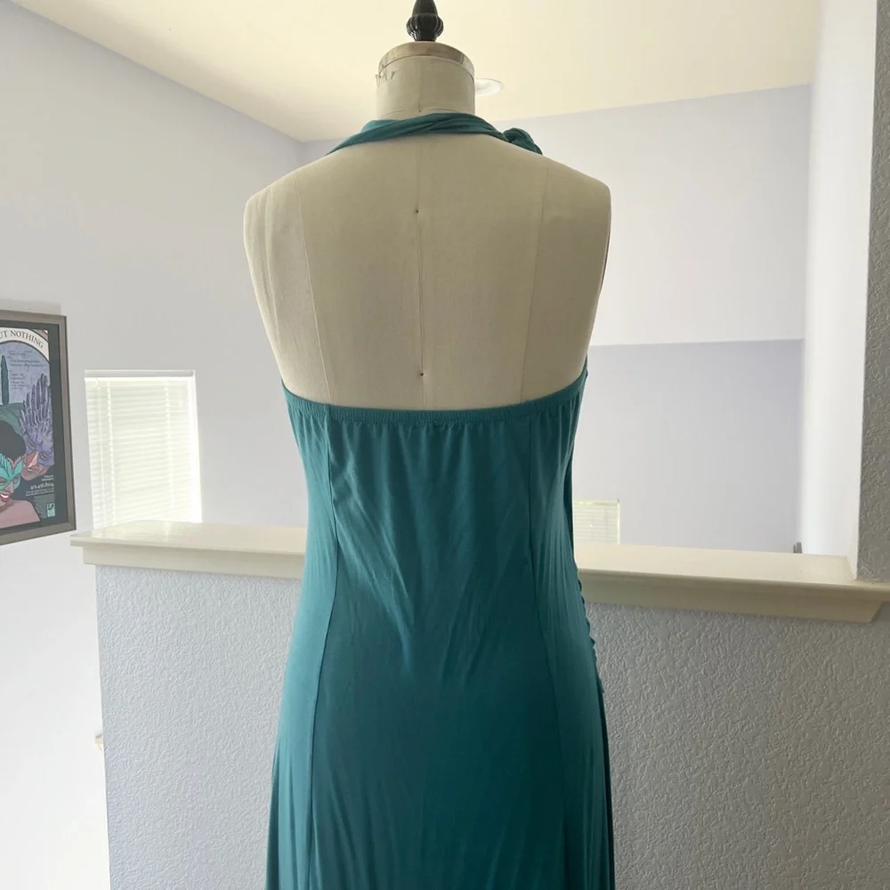 Ocean Blue Halter Dress from Newport News, size M - Picture 5 of 7